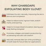 Buy GHAR SOAPS Exfoliating Body Gloves and Sandalwood & Saffron Magic Soap for Bathing 100 gm - Purplle