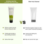 Buy Nourish Mantra Cucumber Mint Upvan Facewash with Niacinamide for Deep Cleansing & Cell Repair -100ml - Purplle