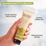 Buy Nourish Mantra Cucumber Mint Upvan Facewash with Niacinamide for Deep Cleansing & Cell Repair -100ml - Purplle