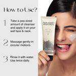 Buy Nourish Mantra Ratrani Moroccan Lava Face Wash with Activated Charcoal for Deep Pore Cleansing - 100ml - Purplle