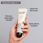 Buy Nourish Mantra Ratrani Moroccan Lava Face Wash with Activated Charcoal for Deep Pore Cleansing - 100ml - Purplle