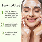 Buy Nourish Mantra Green Tea Tatva Face Wash with Niacinamide to Remove Dead Skin Cells & Build Up - 100ml - Purplle