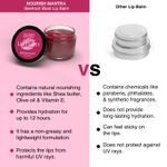 Buy Nourish Mantra Beetroot Blast Lip Balm with SPF & Olive Oil for Soft & Moisturized Lips - 12 gm - Purplle