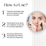 Buy Nourish Mantra Jet Gaze Kajal Urban Rani-Black with Almond Oil for Dramatic & Nourished Eyes - 0.35gm - Purplle