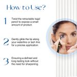 Buy Nourish Mantra Jet Gaze Kajal Urban Rani - Blue with Vitamin E for Sensational Eye Look - 0.35gm - Purplle