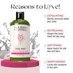 Buy Nourish Mantra Mystic Indian Rose Exfoliating Body Wash for Radiant Skin & Gentle Exfoliation - 300ml - Purplle