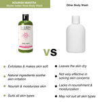 Buy Nourish Mantra Mystic Indian Rose Exfoliating Body Wash for Radiant Skin & Gentle Exfoliation - 300ml - Purplle