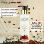 Buy Nourish Mantra Coffee Cleanse Face Wash with Niacinamide for Excess Oil Control & Tan Removal - 200ml - Purplle