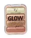 Buy Half N Half Glow Baked Powder Palette, Snow Flake 01 (8 gm) - Purplle