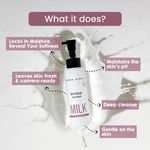 Buy Good Vibes Skin Repair Milk Combo with Power of Ceramides | Face wash 100ml & Night Cream 50g | Suitable for Dry Skin - Combo of 2 - Purplle