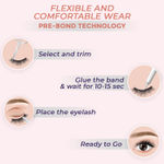 Buy Sanfe Instant Star Lashes | False Eyelash, Eye Makeup | Long Lasting, Natural Look with Eyelash Glue | G13, 1 pair - Purplle