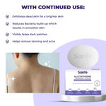 Buy Sanfe Glutathione+Niacinamide+Vitamin C Brightening Soap | Hydrating, Minimizes pigmentation, Removes Dead Skin | Skin whitening soap for women and men | Tan Removal Hyperpigmentation & Glow 75gm - Purplle