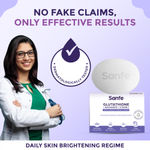 Buy Sanfe Glutathione+Niacinamide+Vitamin C Brightening Soap | Hydrating, Minimizes pigmentation, Removes Dead Skin | Skin whitening soap for women and men | Tan Removal Hyperpigmentation & Glow 75gm - Purplle