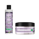 Buy Love Beauty Planet Argan Oil and Lavender Sulfate Free Smooth and Serene Shampoo, 200 ml+Love Beauty & Planet Argan Oil & Lavender Hair Mask, 200 ml - Purplle