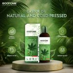Buy GOODCARE Pure Cold Pressed Castor Oil Crafted from the finest Castor beans For Skin and Hair 200ml - Purplle