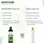 Buy GOODCARE Pure Cold Pressed Castor Oil Crafted from the finest Castor beans For Skin and Hair 200ml - Purplle