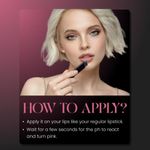 Buy Fashion Colour Tinted Magic Lip Balm (3 gm ) | Black Lipstick With Glossy Pink Payoff | Long Lasting Nourishment | Enriched Nourishing Oils | Unique Pink Shade Based On Skin'S Ph | Vegan & Paraben Free - Purplle