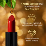 Buy FACES CANADA Comfy Matte Velvet Touch Lipstick - Strawberry Shortcake 10, 4.2 gm | Velvety Matte Finish | 8HR Longstay | Intense Colour | Hydrating Lips | Smooth Application | Foodproof & Crackproof - Purplle