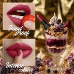 Buy FACES CANADA Comfy Matte Velvet Touch Lipstick - Acai Parfait 12, 4.2 gm | Velvety Matte Finish | 8HR Longstay | Intense Colour | Hydrating Lips | Smooth Application | Foodproof & Crackproof - Purplle