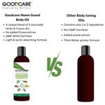 Buy GOODCARE Ayurvedic Neem Guard Body Oil Lightweight & Non Greasy Pack of 2 - Purplle