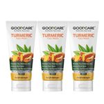 Buy GOODCARE Ayurvedic Turmeric Facewash with Turmeric Extracts For Clear and Radiant Skin Pack of 3 - Purplle