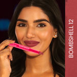 Buy NY Bae Transfer-proof Matte Crayon Lipstick – Bombshell 12 - 2 gm Creamy & Moisturizing | Vitamin E | Feather Light Texture | 12 shades for all Indian skin tones | Smudge Proof | Retractable, Easy to Use | Smooth Application | 8 hrs + Stay - Purplle