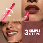 Buy NY Bae Transfer-proof Matte Crayon Lipstick – Bombshell 12 - 2 gm Creamy & Moisturizing | Vitamin E | Feather Light Texture | 12 shades for all Indian skin tones | Smudge Proof | Retractable, Easy to Use | Smooth Application | 8 hrs + Stay - Purplle