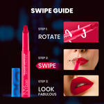 Buy NY Bae Transfer-proof Matte Crayon Lipstick –Ruby Red 10 - 2 gm Creamy & Moisturizing | Vitamin E | Feather Light Texture | 12 shades for all Indian skin tones | Smudge Proof | Retractable, Easy to Use | Smooth Application | 8 hrs+ Long Lasting - Purplle