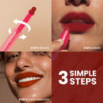 Buy NY Bae Transfer-proof Matte Crayon Lipstick –Ruby Red 10 - 2 gm Creamy & Moisturizing | Vitamin E | Feather Light Texture | 12 shades for all Indian skin tones | Smudge Proof | Retractable, Easy to Use | Smooth Application | 8 hrs+ Long Lasting - Purplle