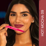 Buy NY Bae Transfer-proof Matte Crayon Lipstick – Hot Mocha 09 - 2 gm Creamy & Moisturizing | Vitamin E| Feather Light Texture | 12 shades for all Indian skin tones | Smudge Proof | Retractable, Easy to Use | Smooth Application | 8 hrs + Stay - Purplle