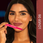 Buy NY Bae Transfer-proof Matte Lipstick –Lover 06 - 2 gm Creamy & Moisturizing | Vitamin E & Jojoba | Feather Light Texture | 12 shades for all Indian skin tones | Smudge Proof | Retractable, Easy to Use | Smooth Application | 8 hrs+ Long Lasting - Purplle