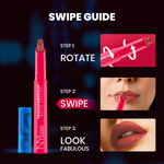 Buy NY Bae Transfer-proof Matte Lipstick –Lover 06 - 2 gm Creamy & Moisturizing | Vitamin E & Jojoba | Feather Light Texture | 12 shades for all Indian skin tones | Smudge Proof | Retractable, Easy to Use | Smooth Application | 8 hrs+ Long Lasting - Purplle