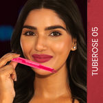 Buy NY Bae Transfer-proof Matte Crayon Lipstick – Tuberose 05 - 2 gm Creamy & Moisturizing | Vitamin E | Feather Light Texture | 12 shades for all Indian skin tones | Smudge Proof | Retractable, Easy to Use | Smooth Application | 8 hrs+ Long Lasting - Purplle