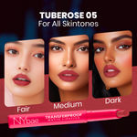 Buy NY Bae Transfer-proof Matte Crayon Lipstick – Tuberose 05 - 2 gm Creamy & Moisturizing | Vitamin E | Feather Light Texture | 12 shades for all Indian skin tones | Smudge Proof | Retractable, Easy to Use | Smooth Application | 8 hrs+ Long Lasting - Purplle
