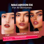 Buy NY Bae Transfer-proof Matte Crayon Lipstick –Macaroon 04 - 2 gm Creamy & Moisturizing | Vitamin E | Feather Light Texture | 12 shades for all Indian skin tones | Smudge Proof | Retractable, Easy to Use | Smooth Application | 8 hrs+ Long Lasting - Purplle