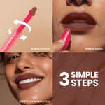 Buy NY Bae Transfer-proof Matte Crayon Lipstick –Macaroon 04 - 2 gm Creamy & Moisturizing | Vitamin E | Feather Light Texture | 12 shades for all Indian skin tones | Smudge Proof | Retractable, Easy to Use | Smooth Application | 8 hrs+ Long Lasting - Purplle
