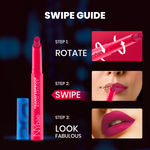 Buy NY Bae Transfer-proof Matte Crayon Lipstick – Sangria 03 - 2 gm Creamy & Moisturizing | Vitamin E | Feather Light Texture | 12 shades for all Indian skin tones | Smudge Proof | Retractable, Easy to Use | Smooth Application | 8 hrs+ Long Lasting - Purplle