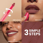 Buy NY Bae Transfer-proof Matte Crayon Lipstick – Darling 02 - 2 gm Creamy & Moisturizing | Vitamin E | Feather Light Texture | 12 shades for all Indian skin tones | Smudge Proof | Retractable, Easy to Use | Smooth Application | 8 hrs+ Long Lasting - Purplle