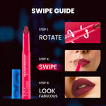 Buy NY Bae Transfer-proof Matte Crayon Lipstick – Scarlet 01 - 2 gm Creamy & Moisturizing | Vitamin E| Feather Light Texture | 12 shades for all Indian skin tones | Smudge Proof | Retractable, Easy to Use | Smooth Application | 8 hrs+ Long Lasting - Purplle