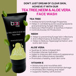 Buy Baes Club Tea Tree Neem & Aloe Vera Face Wash | Acne Face Wash | Gentle &Non-Drying | Gel Based | 100% Vegan, Parabens Free & Soap Free | Face Wash for Women & Men - 100 gms - Purplle