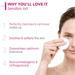 Buy Bioderma Sensibio LaitA Demaquillant Soothing makeup removing milkA that gently cleanses sensitive skin, 250 ml - Purplle
