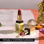 Buy Blue Heaven 2 in 1 Festive Lipstick | Dual Shade | Ultra Lightweight Soft Matte Finish | Long Stay Comfort Wear Lipsticks for Women |C12| 4 gm - Purplle