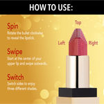 Buy Blue Heaven 2 in 1 Festive Lipstick | Dual Shade | Ultra Lightweight Soft Matte Finish | Long Stay Comfort Wear Lipsticks for Women |C12| 4 gm - Purplle