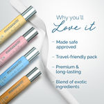 Buy Mamaearth EAU DE PERFUME Set of 4 Made Safe Approved | Travel-Friendly Pack | Premium & Long-Lasting Fragrances | Blend of Exotic Ingredients - Set of 4(60 ml) - Purplle