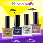 Buy NY Bae Color Rush Nail Paint Set - Ice & Spice 02| Chip Resistant | Long Lasting | Quick Dry |Glossy Gel Nail Polish (36 ml) - Purplle