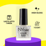 Buy NY Bae Color Rush Nail Paint Set - Ice & Spice 02| Chip Resistant | Long Lasting | Quick Dry |Glossy Gel Nail Polish (36 ml) - Purplle