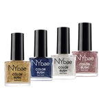 Buy NY Bae Color Rush Nail Paint Set - Ice & Spice 02| Chip Resistant | Long Lasting | Quick Dry |Glossy Gel Nail Polish (36 ml) - Purplle