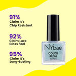 Buy NY Bae Color Rush Nail Paint Set - Sparkling Holos 05 | Chip Resistant | Long Lasting | Quick Dry | Glossy Gel Nail Polish (36 ml) - Purplle