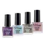 Buy NY Bae Color Rush Nail Paint Set - Sparkling Holos 05 | Chip Resistant | Long Lasting | Quick Dry | Glossy Gel Nail Polish (36 ml) - Purplle