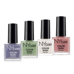Buy NY Bae Color Rush Nail Paint Set - Pretty Pastels 08| Chip Resistant | Long Lasting | Quick Dry | Glossy Gel Nail Polish (36 ml) - Purplle